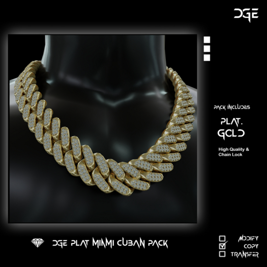 DGE Plat Miami Cuban FatPack(Add me)