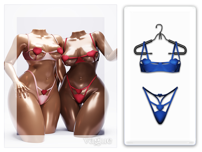 Vague. Sweetheart Set - Blue -