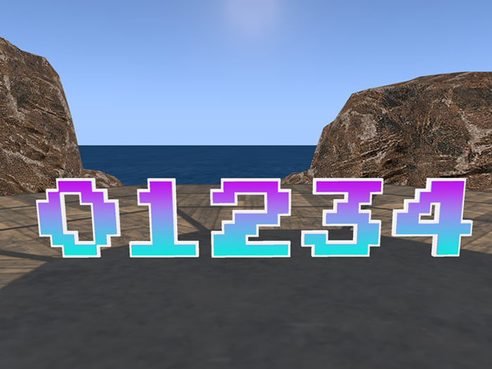 ROUS- MESH NUMBERS PIXEL 3D