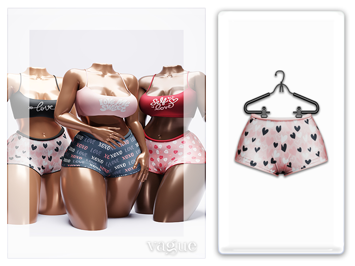 Vague. Cupid Shorts - Bliss -