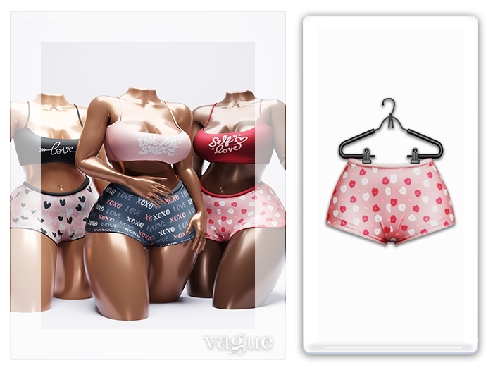 Vague. Cupid Shorts - Tart -