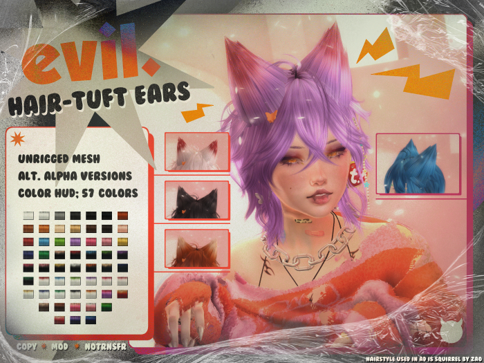 evil. Hair-tuft Ears