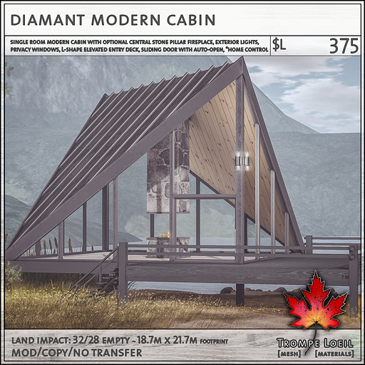 Trompe Loeil - Diamant Modern Cabin [mesh]