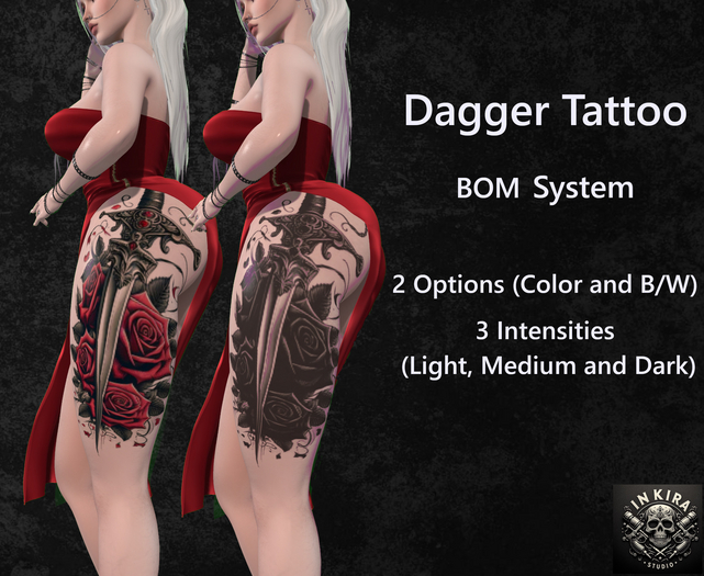 Dagger Tattoo - InKira Studio
