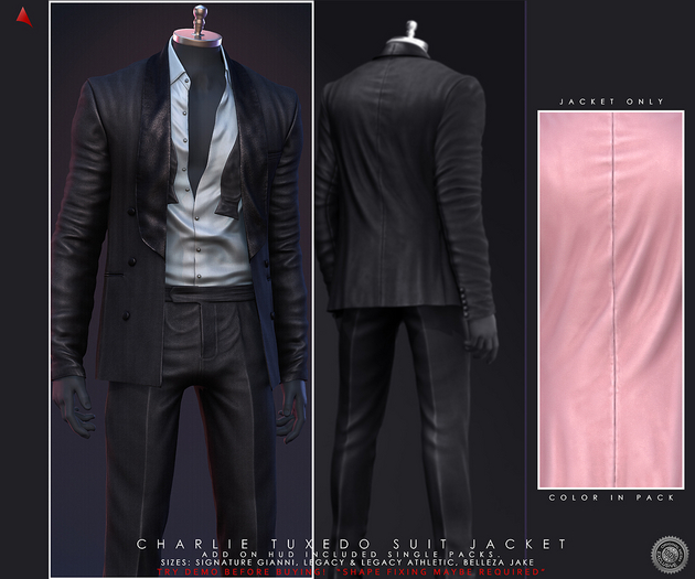 //Ascend// Charlie Tuxedo Jacket - Pink