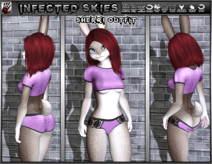 *IS* Sherri Outfit Furry Pink 
