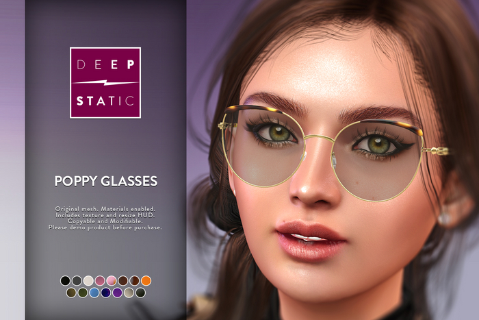 Poppy Glasses By DEEP STATIC