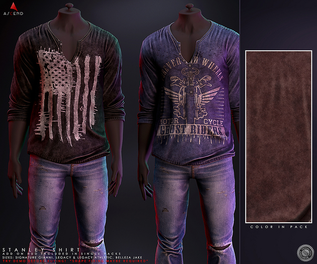 //Ascend// Stanley Shirt - Red