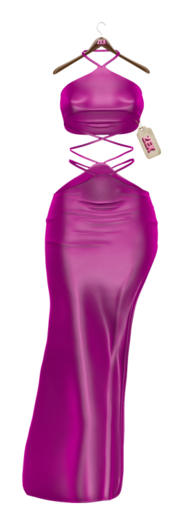 Dua Slit Maxi Dress (FUCHSIA) LARA X PETITE X REBORN LEGACY KUPRA  GENX