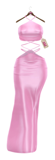 Dua Slit Maxi Dress (PINK) LARA X PETITE X REBORN LEGACY KUPRA  GENX