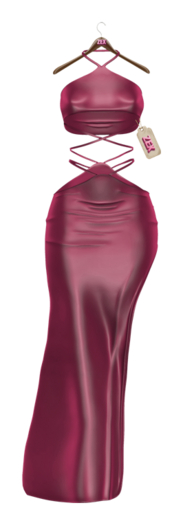 Dua Slit Maxi Dress (POWDER) LARA X PETITE X REBORN LEGACY KUPRA  GENX
