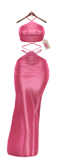 Dua Slit Maxi Dress (SALMON) LARA X PETITE X REBORN LEGACY KUPRA  GENX