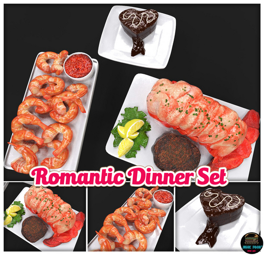Junk Food - Romantic Dinner Set