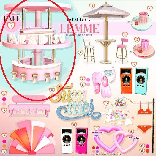 1. LEMME...PARADISO - Dj Booth / Bar - RARE