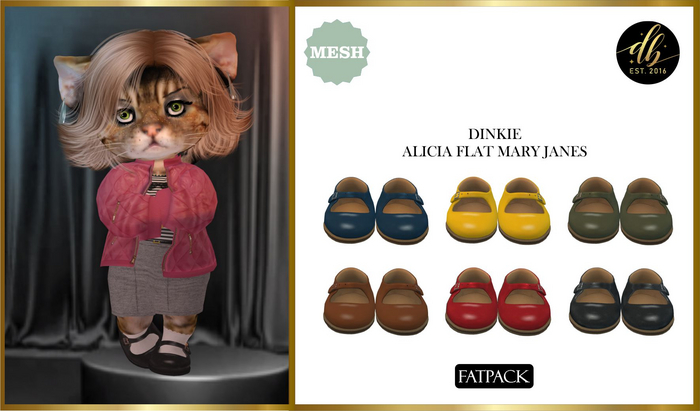 *DB* DINKIES ALICIA SHOES* FATPACK