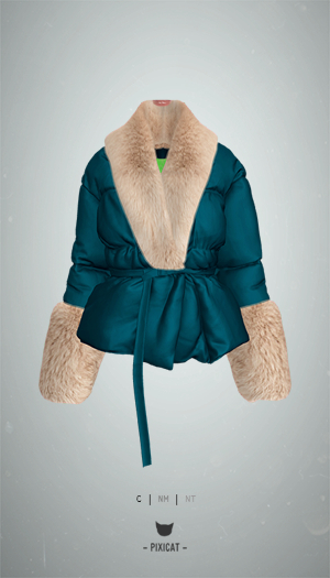 -Pixicat- Lennox Jacket (Teal)