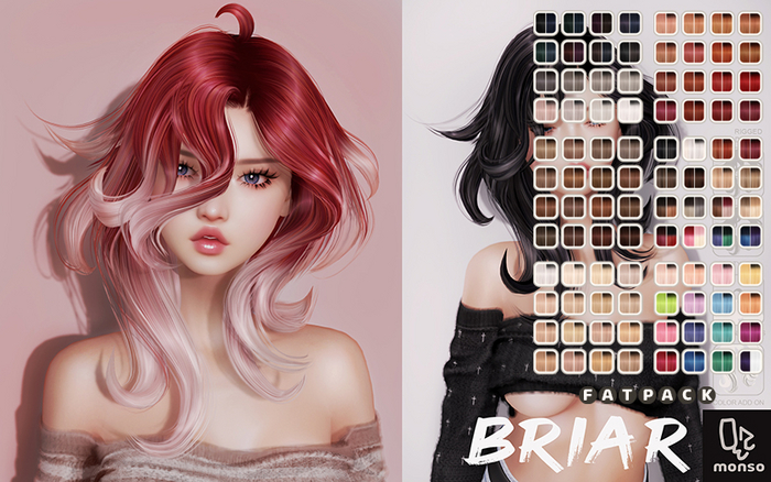 [monso] Briar Hair /Fatpack