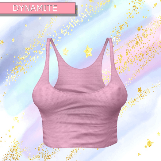 Pink Tank Top Peach Body
