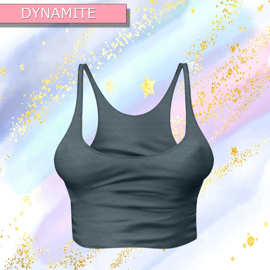 Navy Tank Top Peach Body