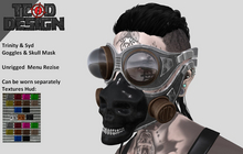 Goggles & Skull Mask Tinity & Syd ~ Textures Hud ~ Mesh