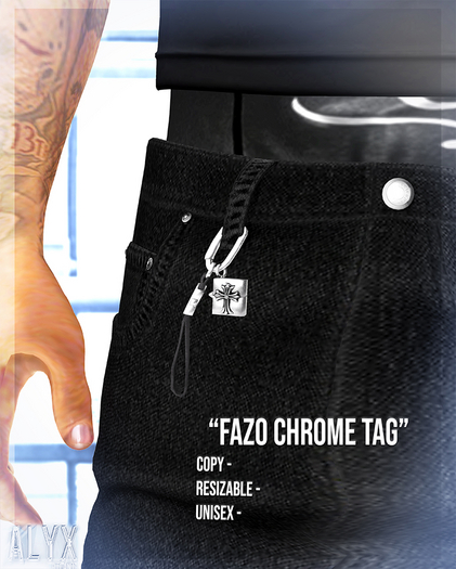 ALYX. Fazo Chrome Tag