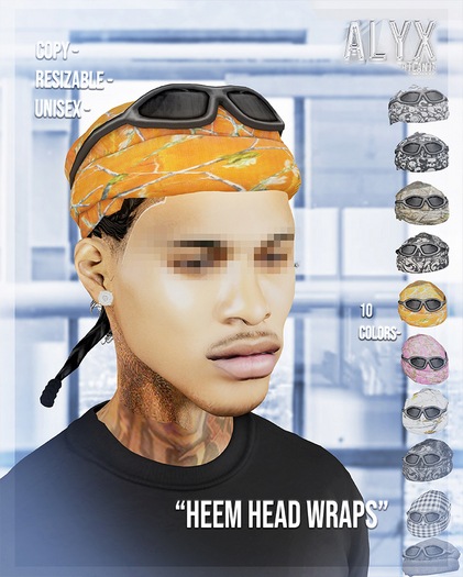 ALYX. Heem Headwraps (Fat-Pack)
