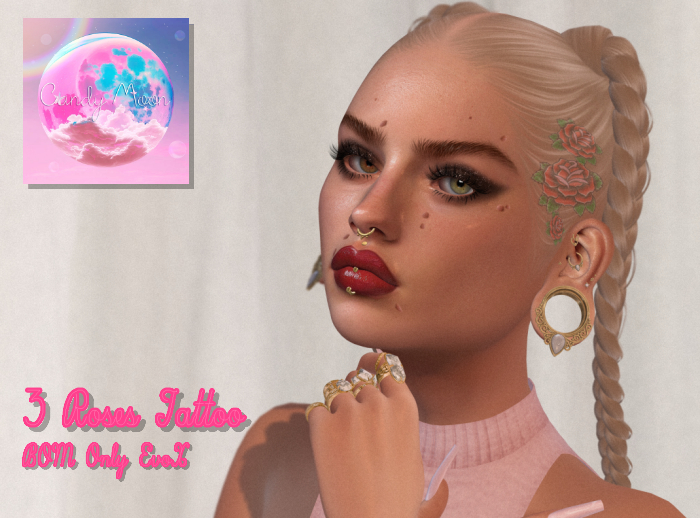Candy Moon - Tattoo 3 Roses - BOM EvoX Only-