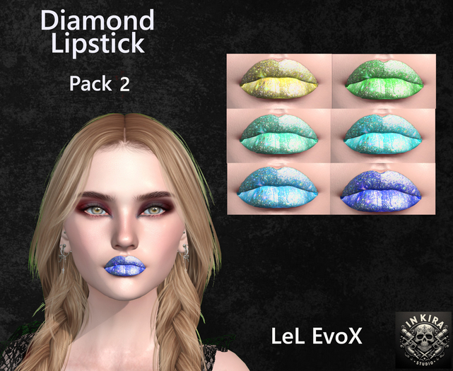 Diamond Lipstick Pack 2 - InKira Studio