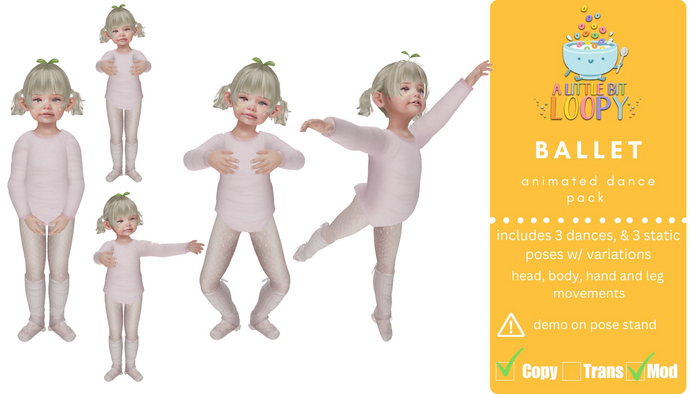 A Little Bit Loopy ~ Ballet Dance Animated Pack
