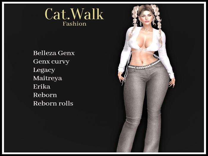 Cat.Walk-Hiliary Top-White