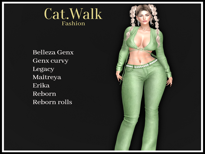 Cat.Walk-Hiliary Pants-Green