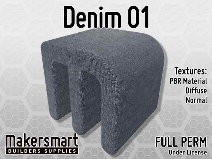 PBR Material Fabric Denim 01