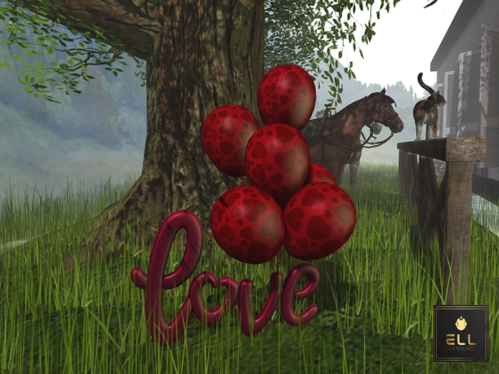 ELL - LOVE BALLOON BUNDLE RED HEARTS