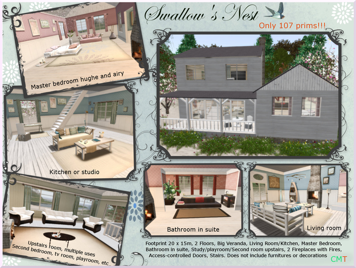 "Swallows Nest" New England Beach House (BOXED)