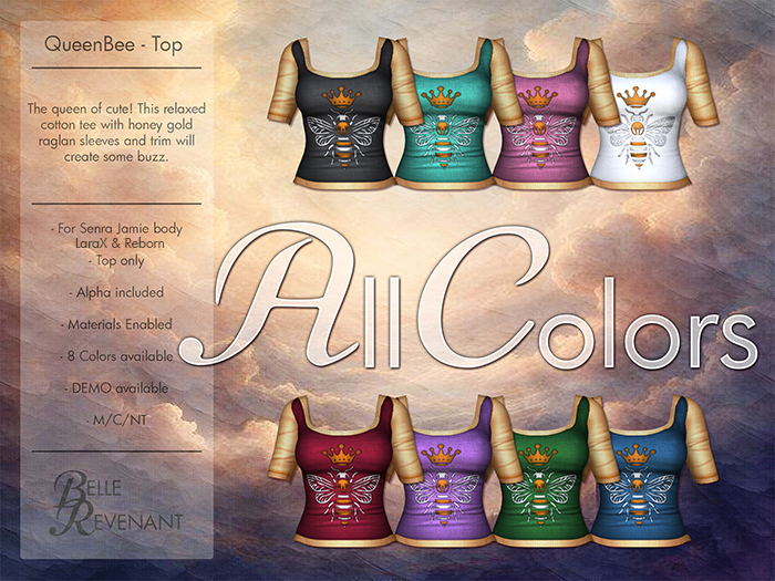 BelleRevenant QueenBee Top AllColors