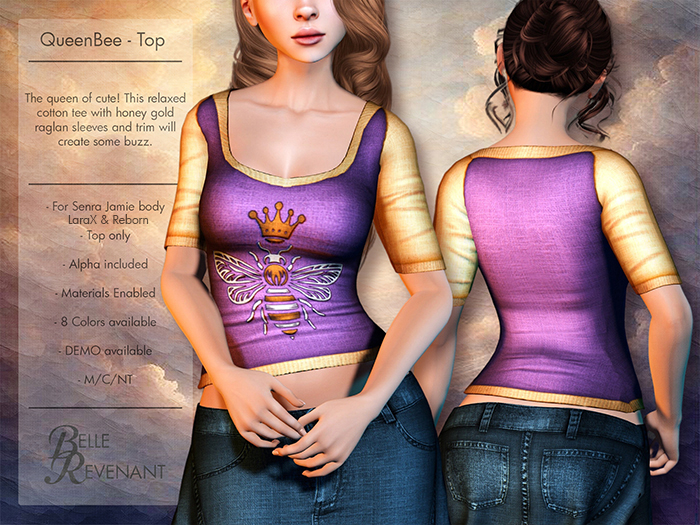 BelleRevenant QueenBee Top Purple 