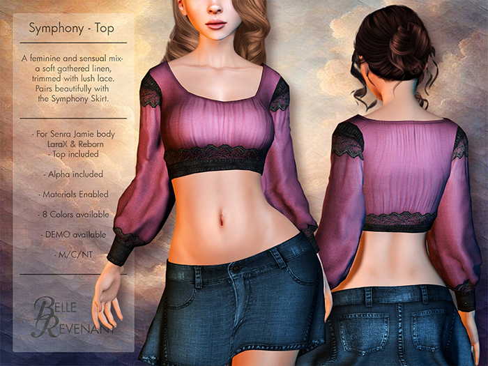 BelleRevenant Symphony Top Pink