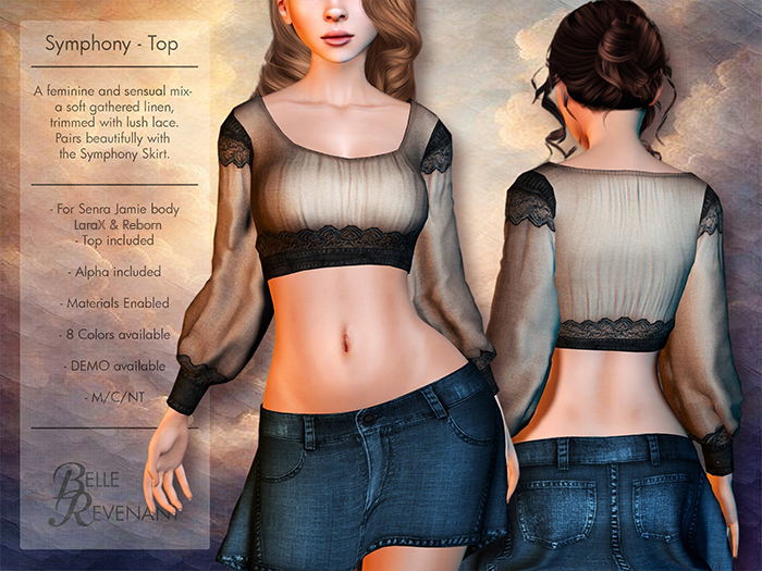 BelleRevenant Symphony Top Beige