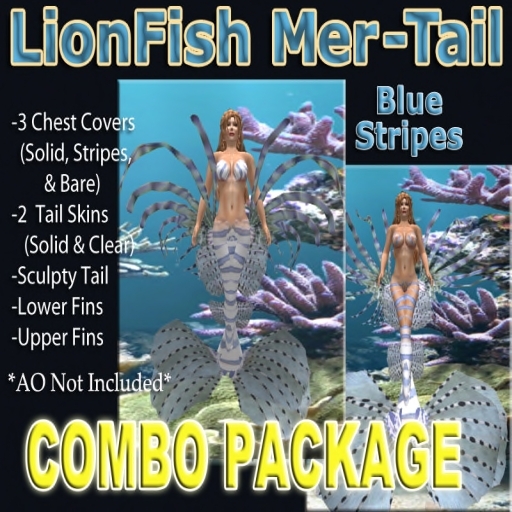 Lionfish Combo Package Blue Stripes