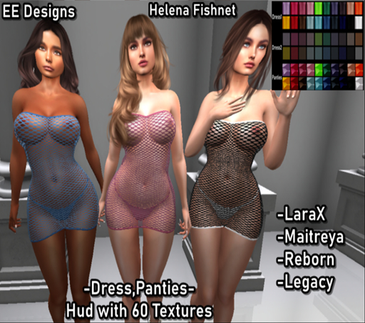 ::.EE.:: Dress Set *Helena Fishnet*