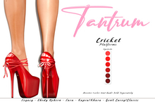 Tantrum - Cricket Platforms - Lipsticks