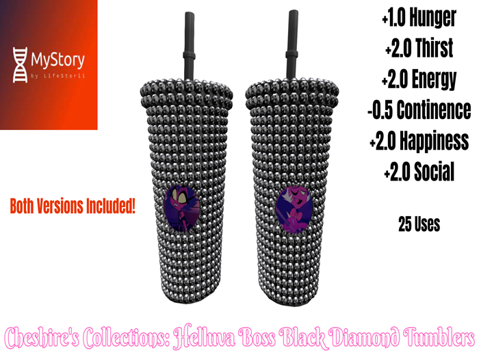 [MyStory] Helluva Boss Black Diamond Tumblers