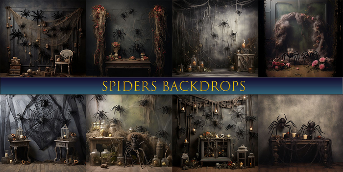 SATO - Spiders blogger backdrop textures