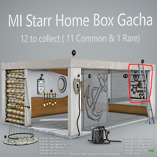 04 MI Starr Rope Craft Decor (6 LI)  GACHA