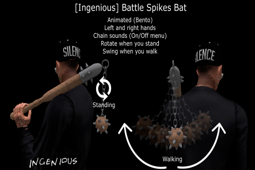 [Ingenious] Battle Spikes Bat (Wear)