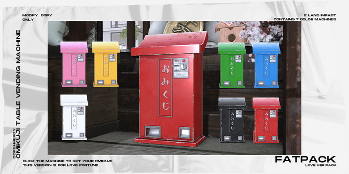 [Dope+Mercy]Omikuji Table Machine(Love ver)_Fatpack (ADD)