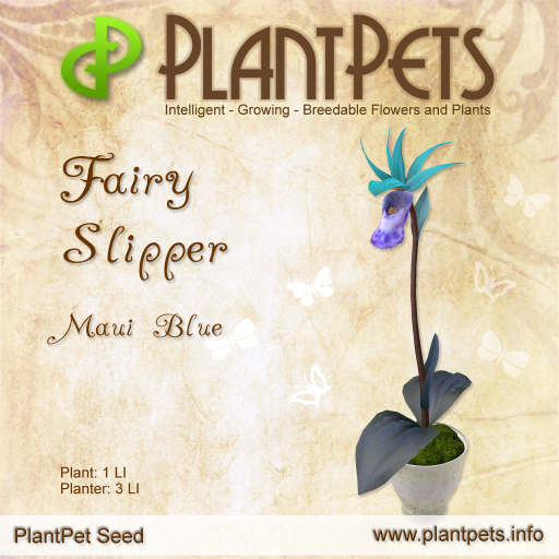 PlantPet Seed [Fairy Slipper *Blue*]