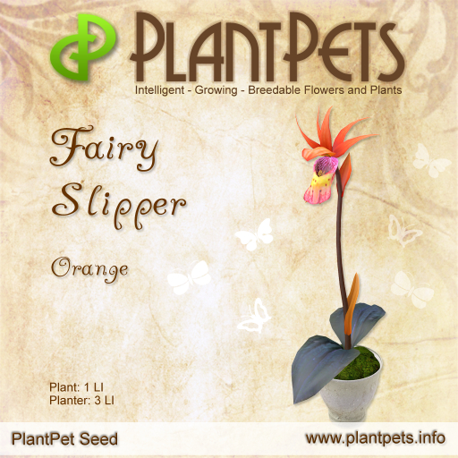 PlantPet Seed [Fairy Slipper *Orange*]