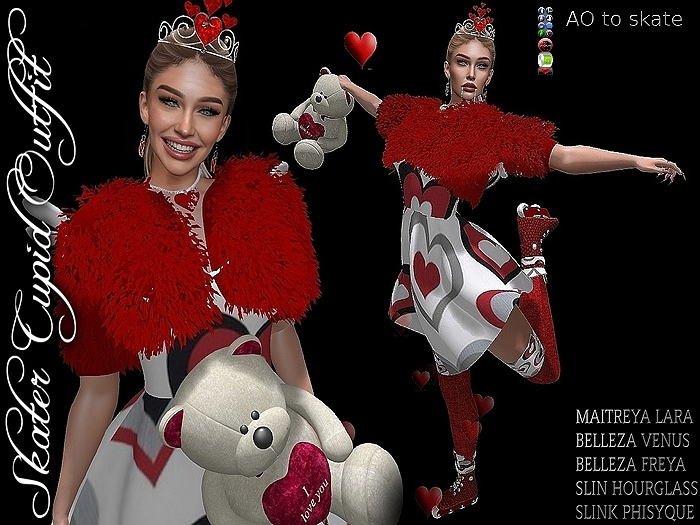 SKATER CUPID OUTFIT