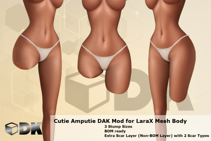 [DK] Cutie Amputie DAK Mod for LaraX (demo)